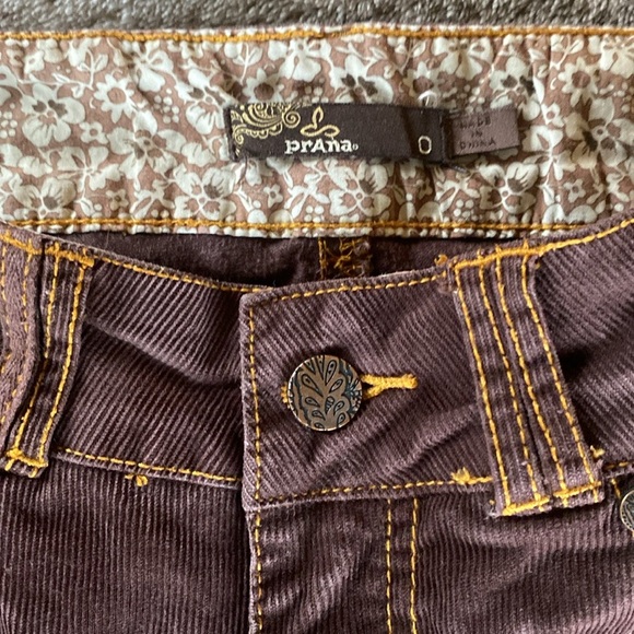 0 - prAna low-rise straight leg corduroy pants - Picture 7 of 11